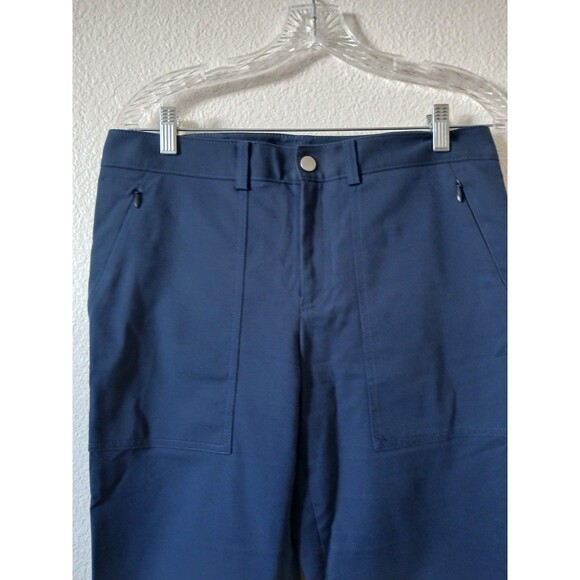 Club Monaco Womens Pants Navy Skinny  Size 8 High Rise Trousers Pockets Front - Picture 8 of 16